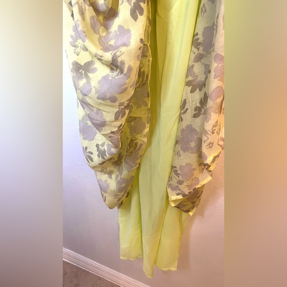 NWT ASTR the Label off shoulder maxi dress size large - Picture 10 of 13